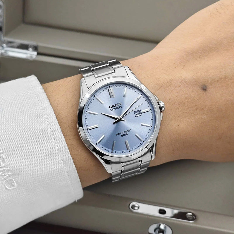Casio Men's Watch 41mm Classic Ice Blue
