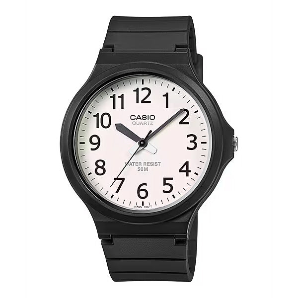 Casio Standard 44mm Black White Men's Analogue Watch