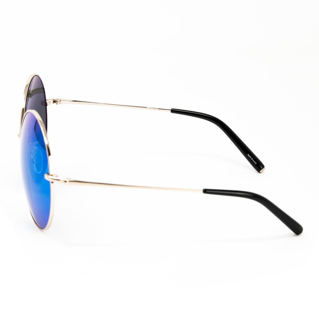 Matthew Williamson x Linda Farrow Blue Sunglasses