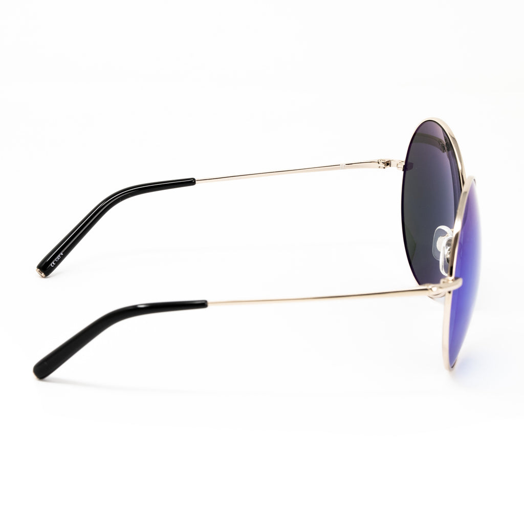 Matthew Williamson x Linda Farrow Blue Sunglasses