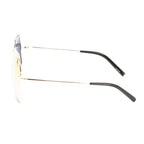 Matthew Williamson x Linda Farrow Yellow Octagonal Sunglasses