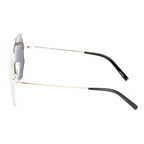 Matthew Williamson x Linda Farrow Octagonal Silver Sunglasses