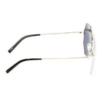 Matthew Williamson x Linda Farrow Octagonal Silver Sunglasses
