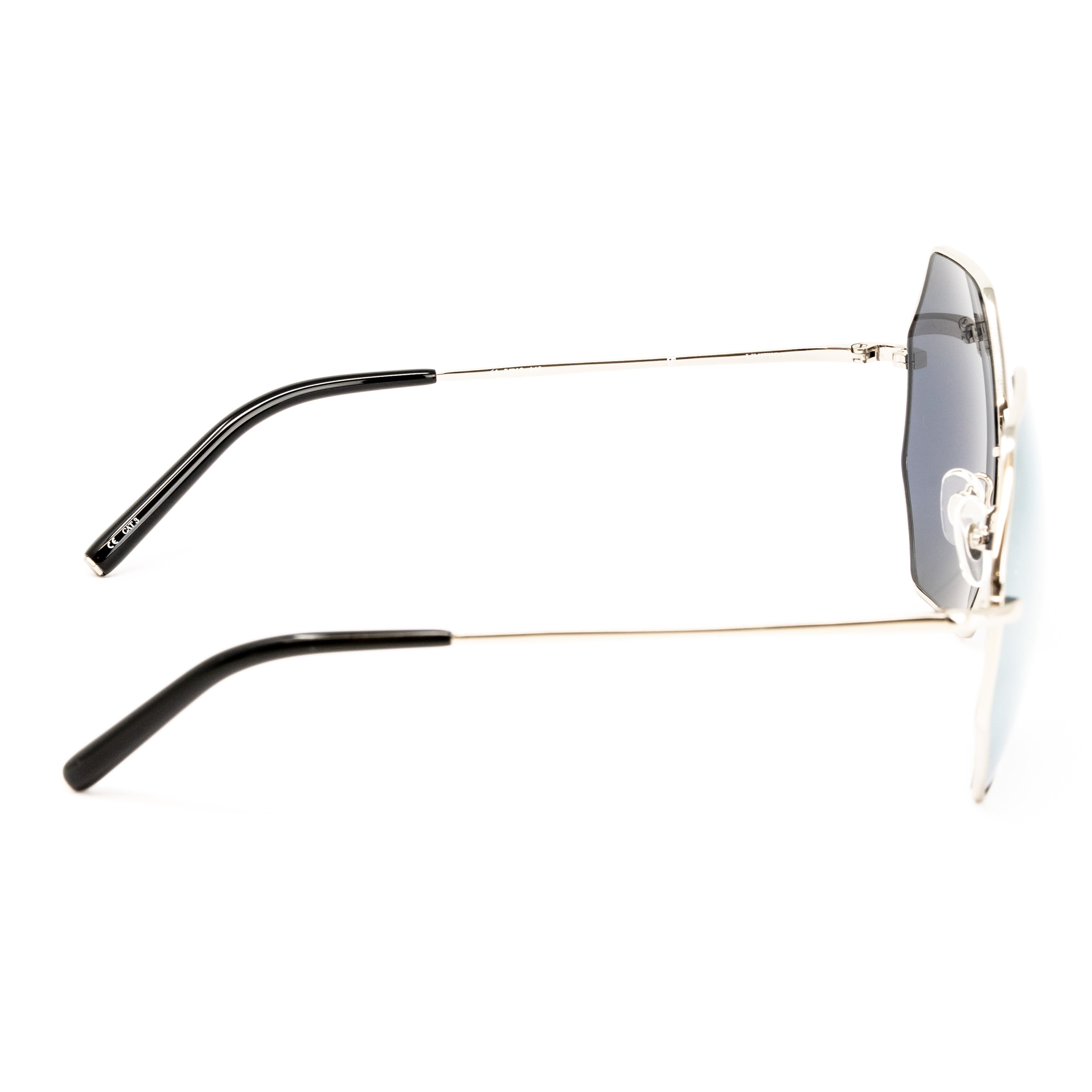 Matthew Williamson x Linda Farrow Octagonal Silver Sunglasses