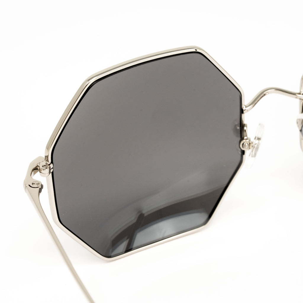 Matthew Williamson x Linda Farrow Silver Sunglasses