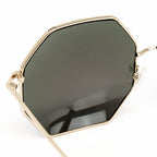 Matthew Williamson x Linda Farrow Blue Mirrored Sunglasses