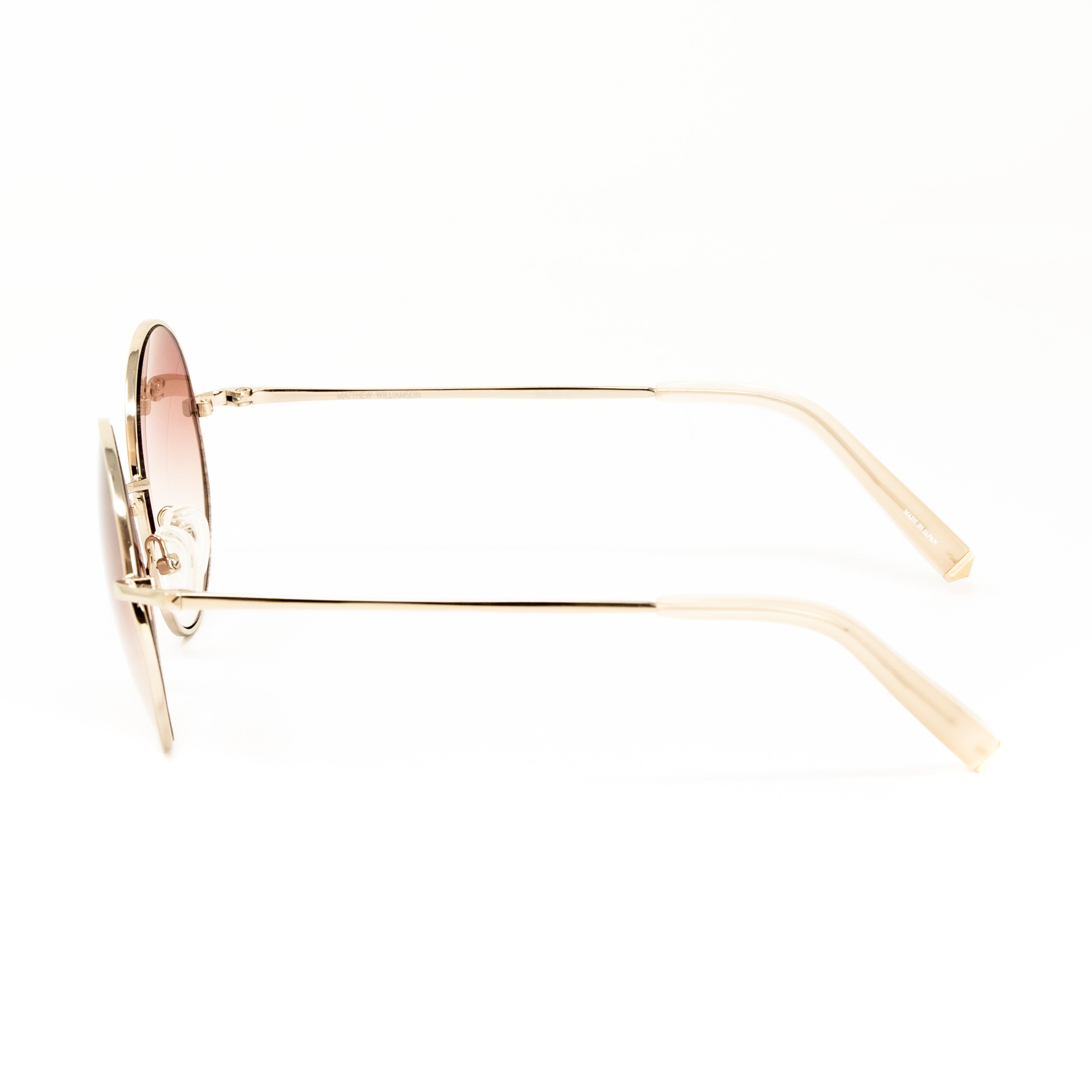Matthew Williamson x Linda Farrow Gold Sunglasses