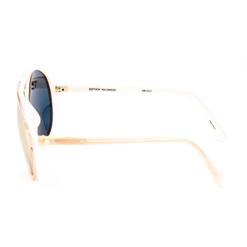 Matthew Williamson x Linda Farrow Champagne Sunglasses