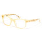Matthew Williamson x Linda Farrow Marbled Yellow Eyeglasses