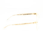 Matthew Williamson x Linda Farrow Marbled Yellow Eyeglasses