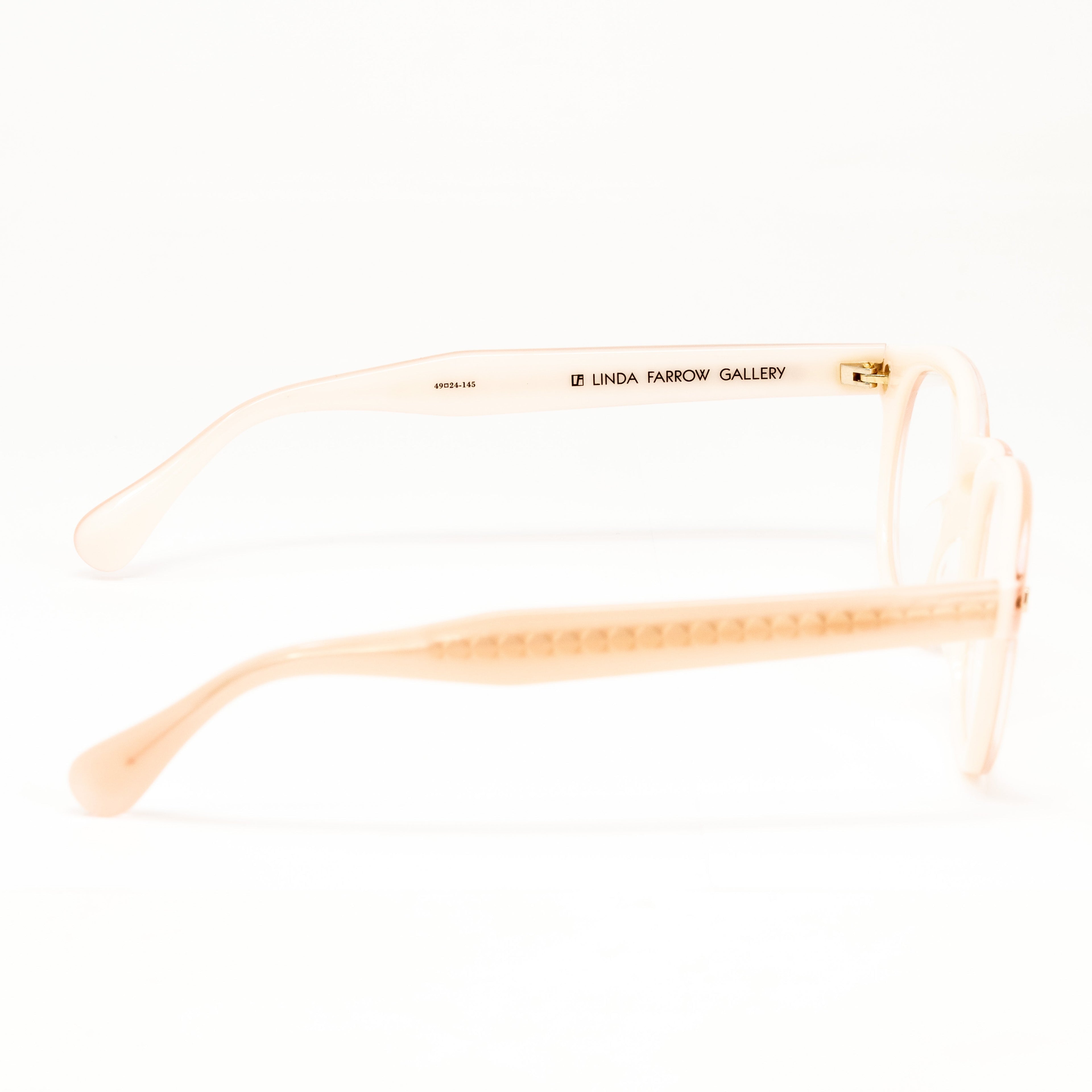 Matthew Williamson x Linda Farrow Pink Blush Eyeglasses