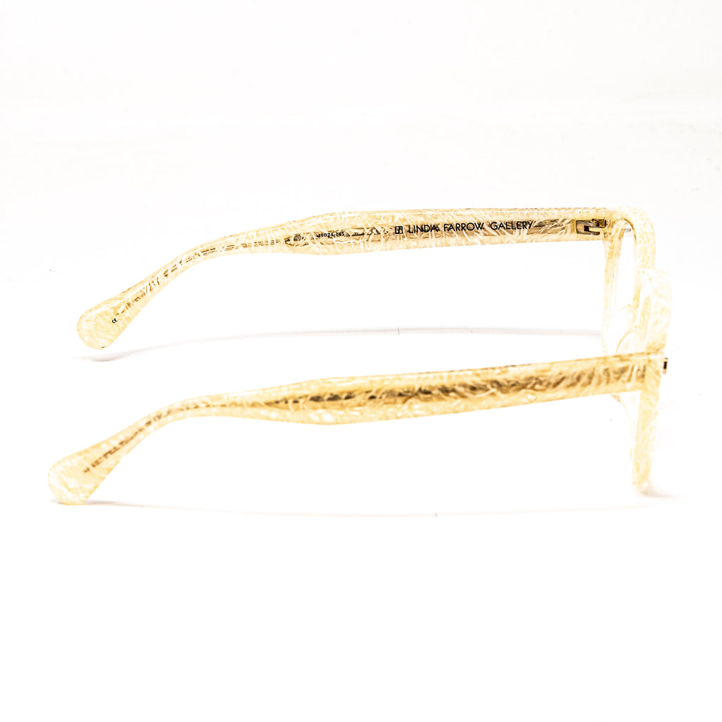 Matthew Williamson x Linda Farrow Marbled Eyeglasses