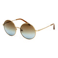 Matthew Williamson x Linda Farrow Gold Round Sunglasses