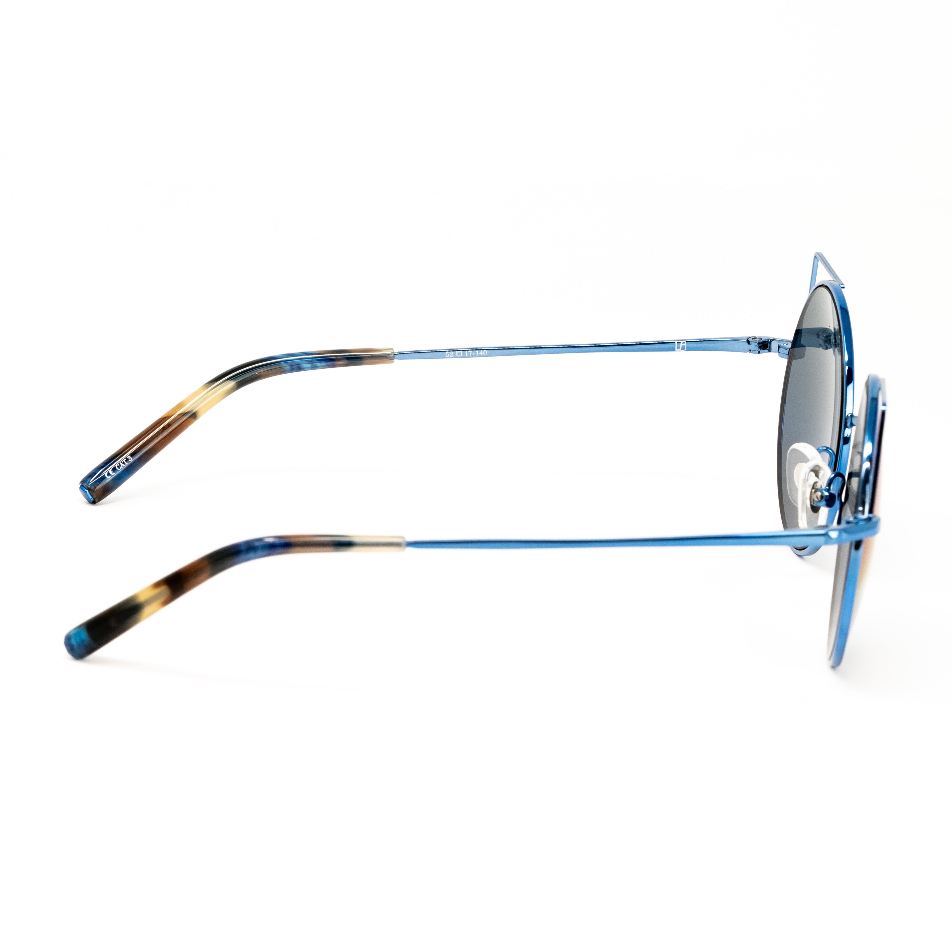 Matthew Williamson x Linda Farrow Blue Cat-eye Sunglasses