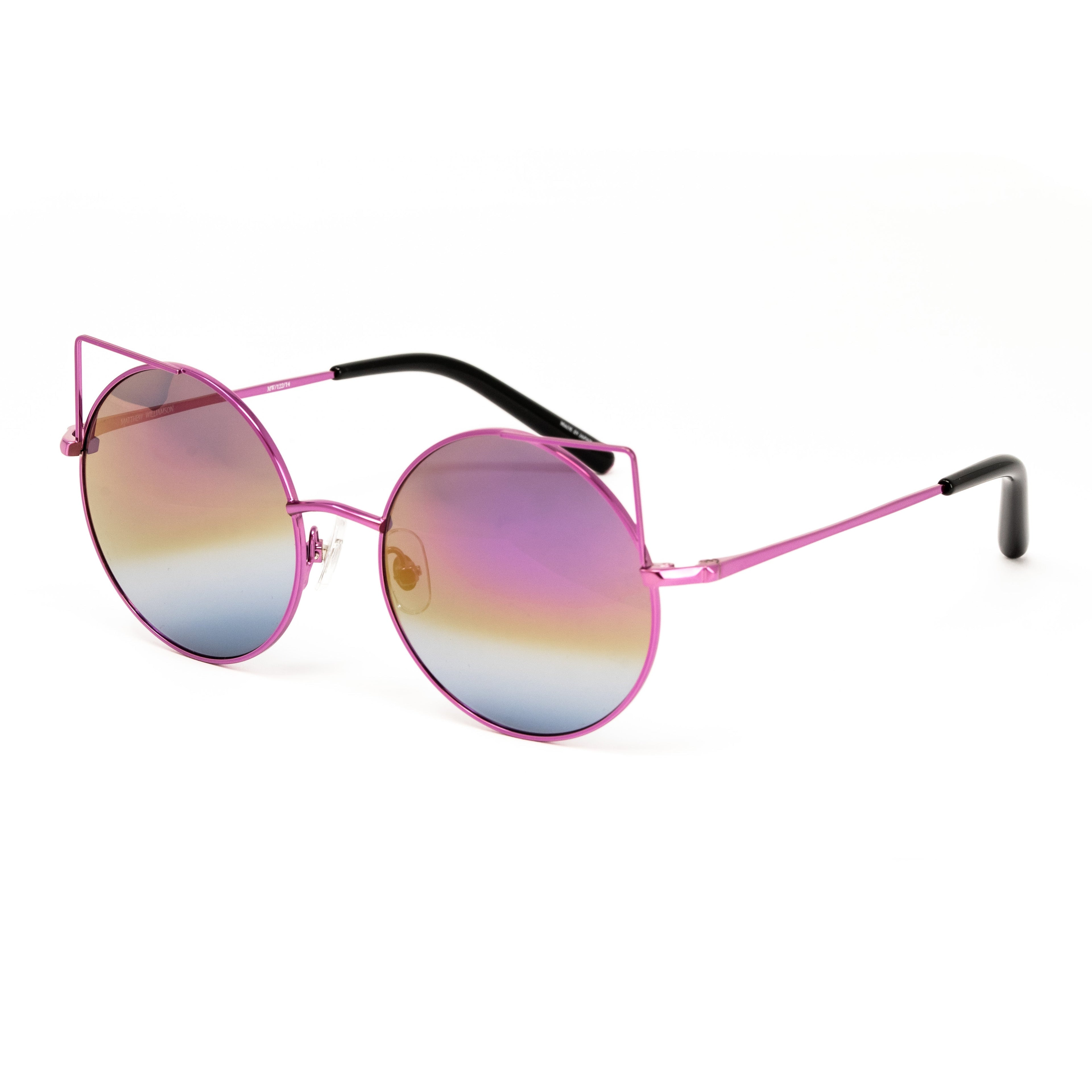 Matthew Williamson x Linda Farrow Pink Cat-eye Sunglasses
