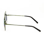 Matthew Williamson x Linda Farrow Green Cat-eye Sunglasses