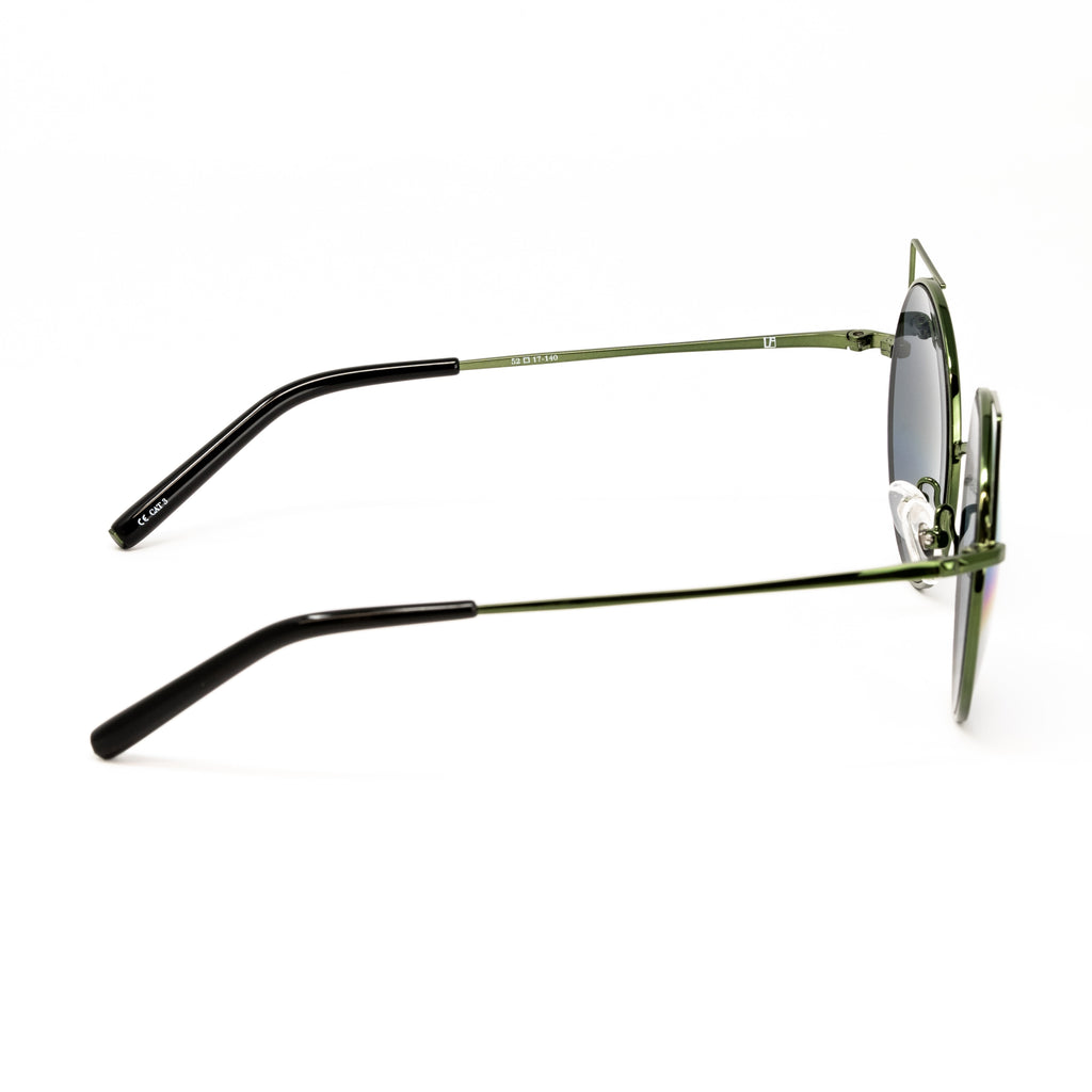 Matthew Williamson x Linda Farrow Green Cat-eye Sunglasses