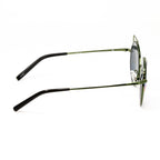 Matthew Williamson x Linda Farrow Green Cat-eye Sunglasses