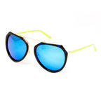 Matthew Williamson x Linda Farrow Black/Blue Sunglasses