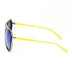 Matthew Williamson x Linda Farrow Black/Blue Sunglasses