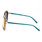 Matthew Williamson x Linda Farrow Red and Teal Sunglasses