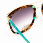 Matthew Williamson x Linda Farrow Blue Sunglasses