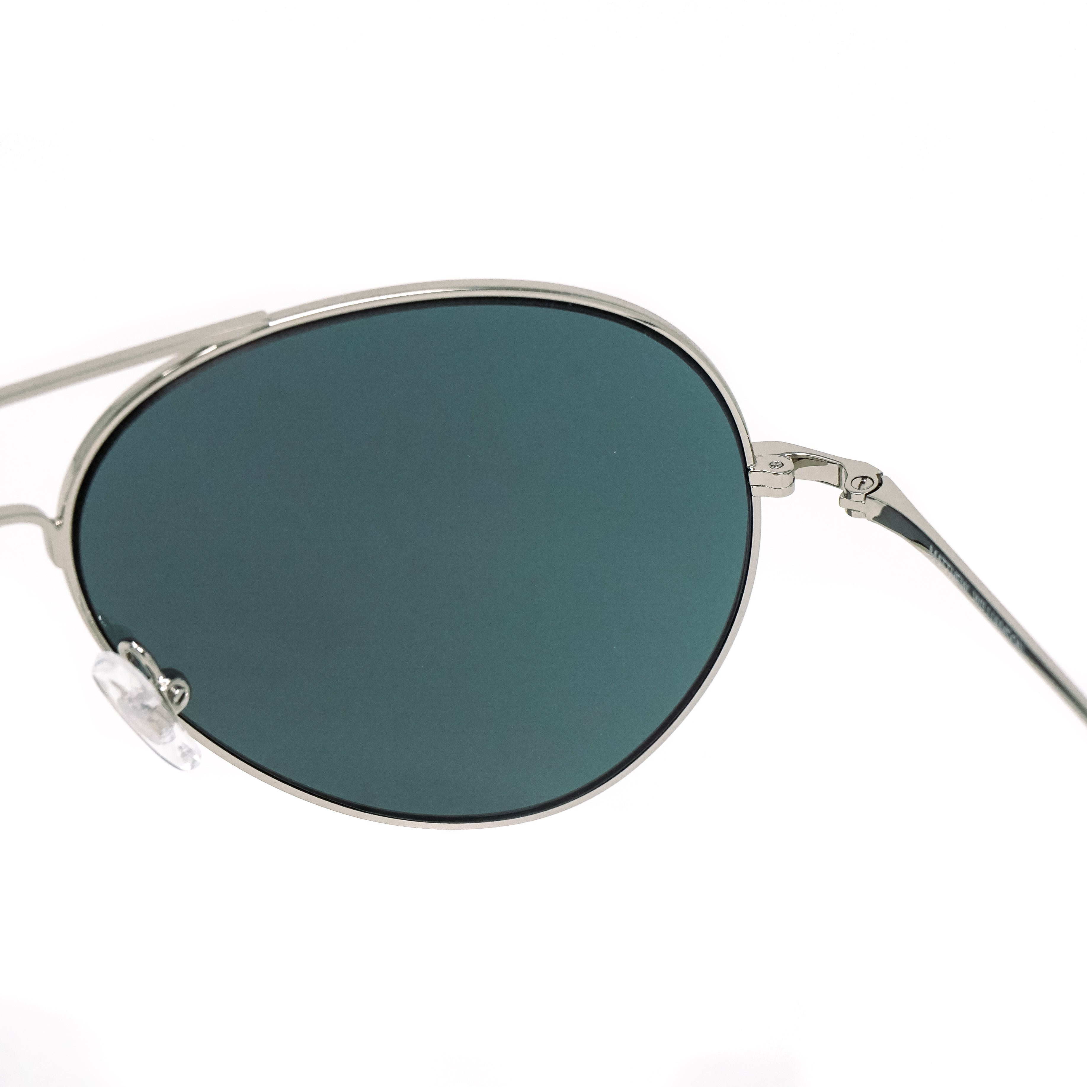 Matthew Williamson Unisex Aviator Sunglasses Steel Blue Mirror