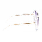 Matthew Williamson x Linda Farrow Translucent/purple Sunglasses