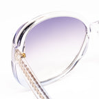 Matthew Williamson x Linda Farrow Translucent/purple Sunglasses