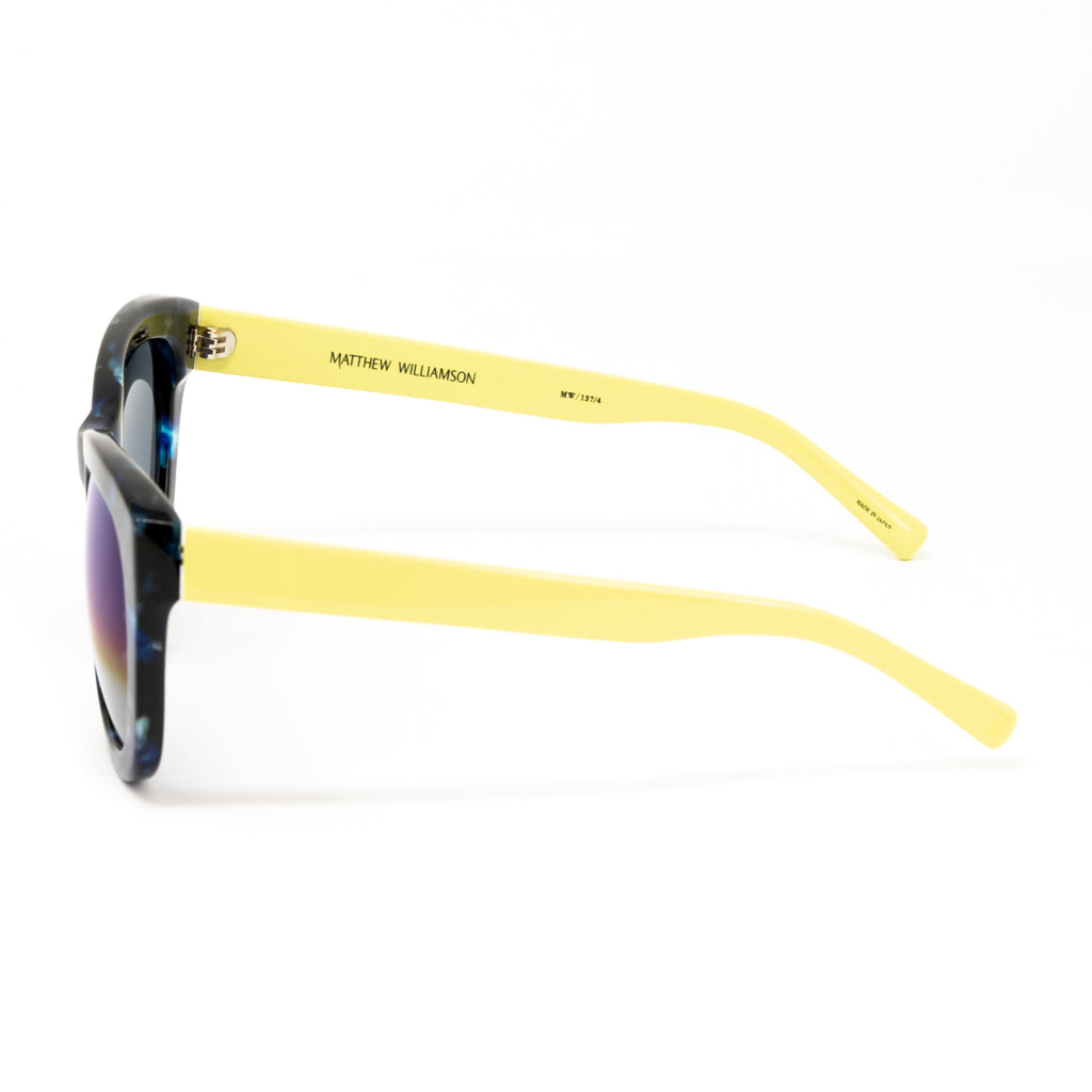 Matthew Williamson x Linda Farrow BlueMarbled Sunglasses