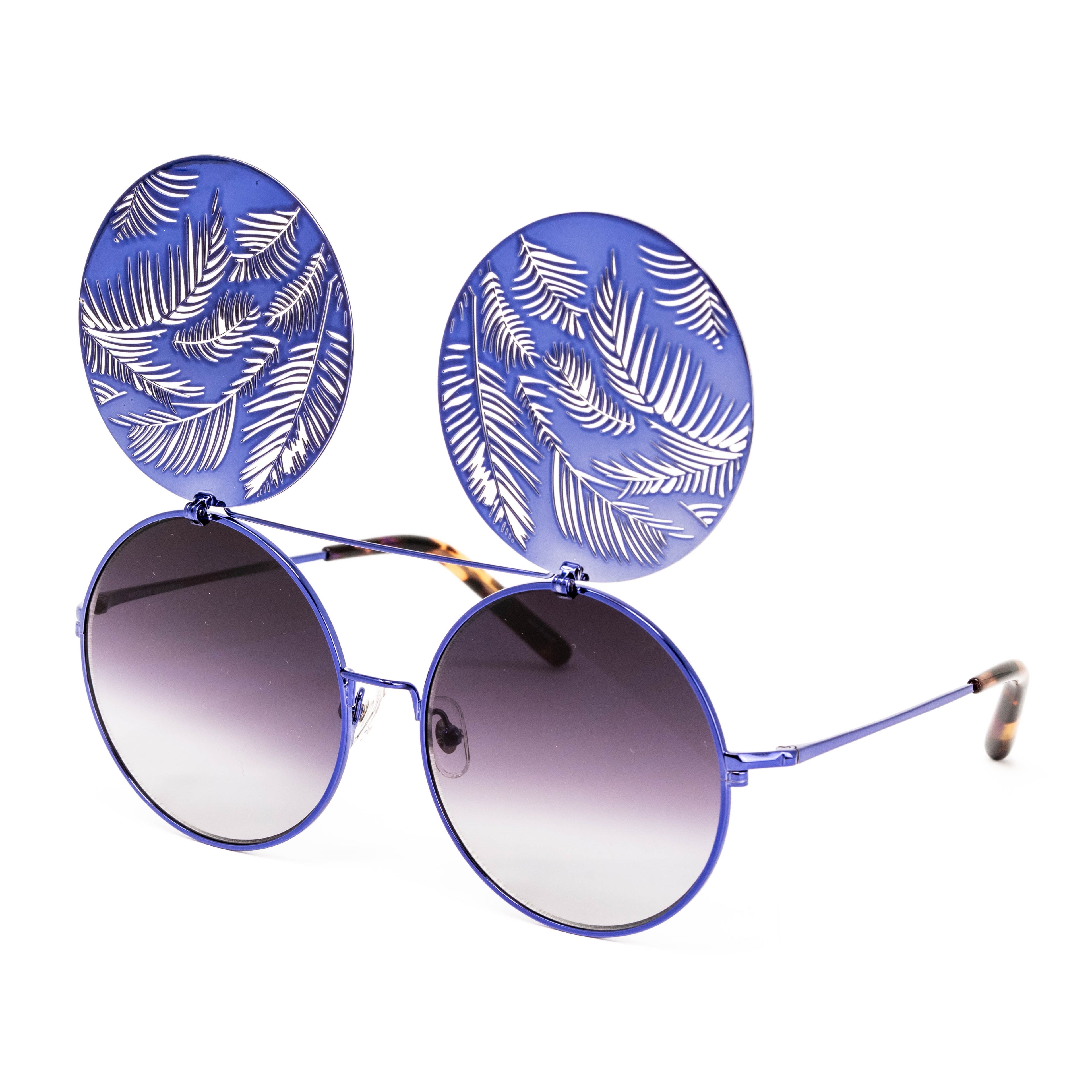 Matthew Williamson x Linda Farrow Cobalt Sunglasses