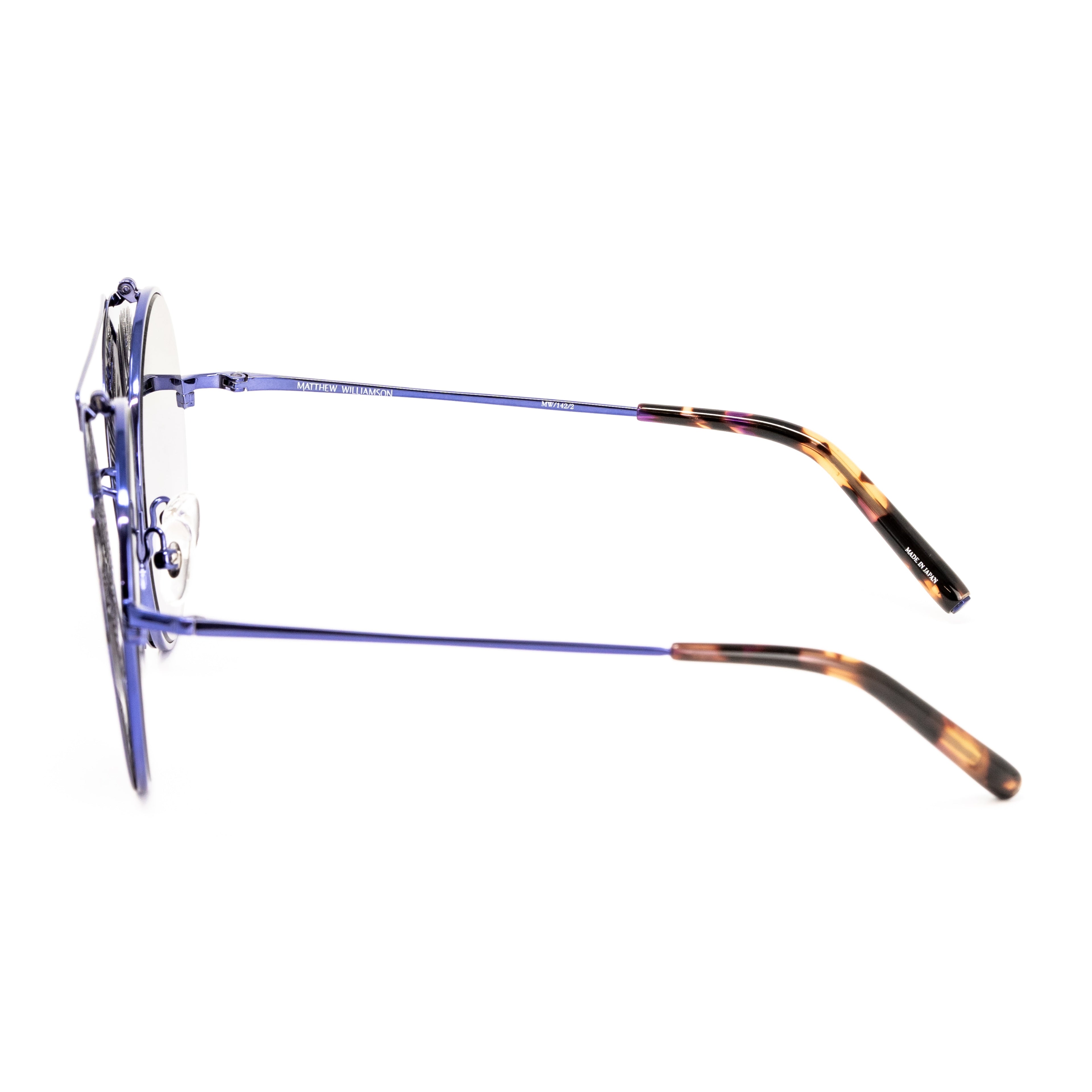 Matthew Williamson x Linda Farrow Cobalt Sunglasses
