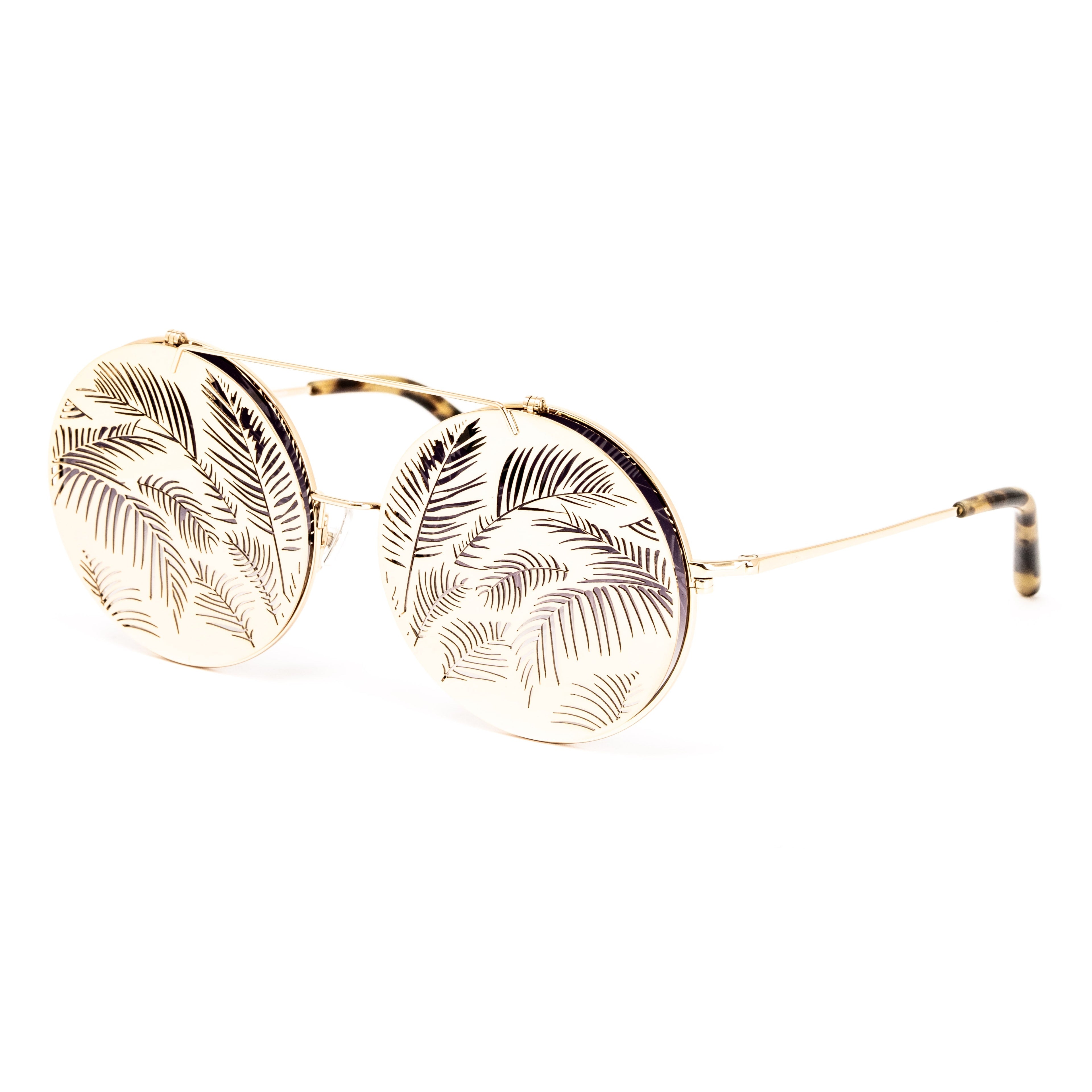 Matthew Williamson x Linda Farrow Gold Sunglasses