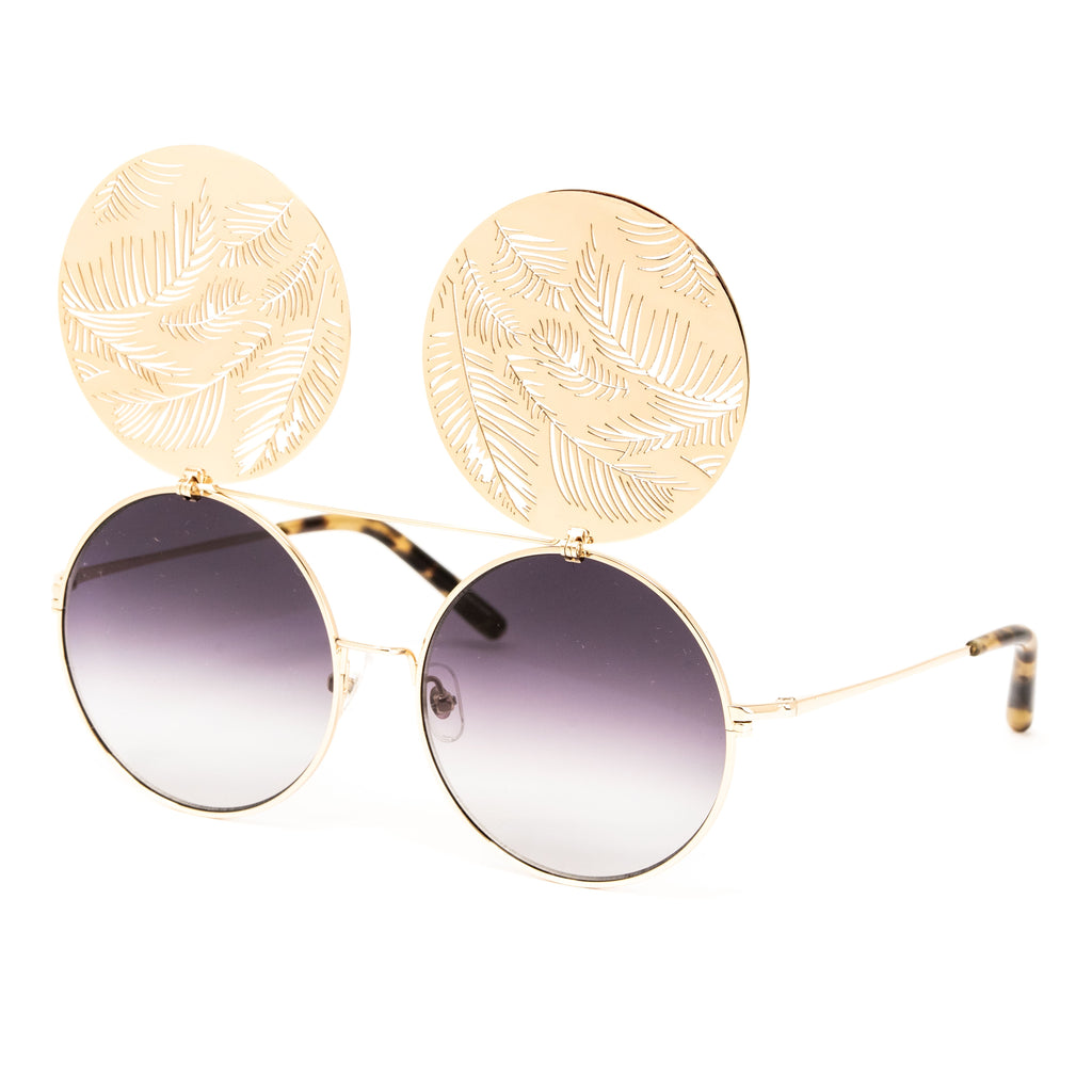 Matthew Williamson x Linda Farrow Gold Sunglasses