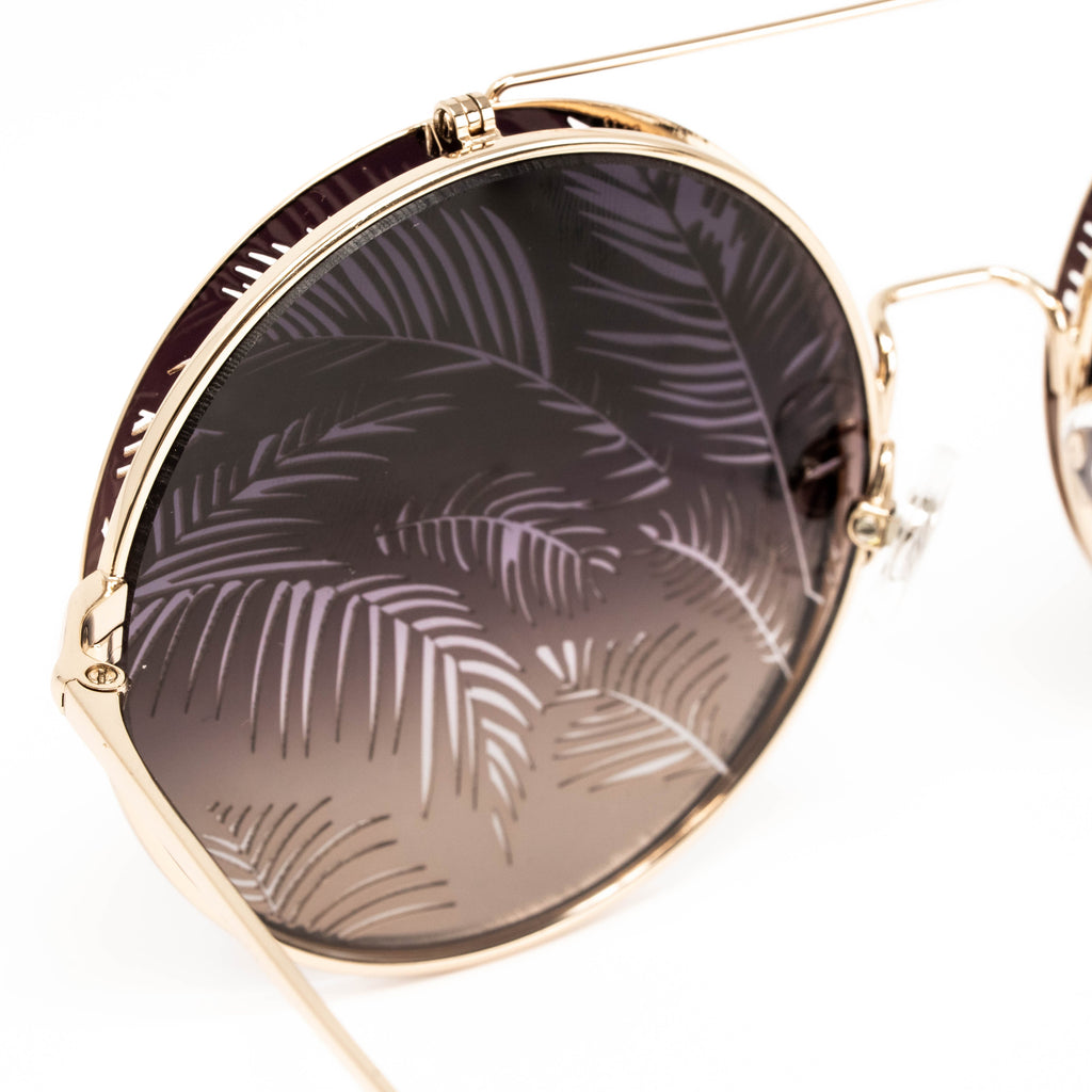 Matthew Williamson x Linda Farrow Gold Sunglasses