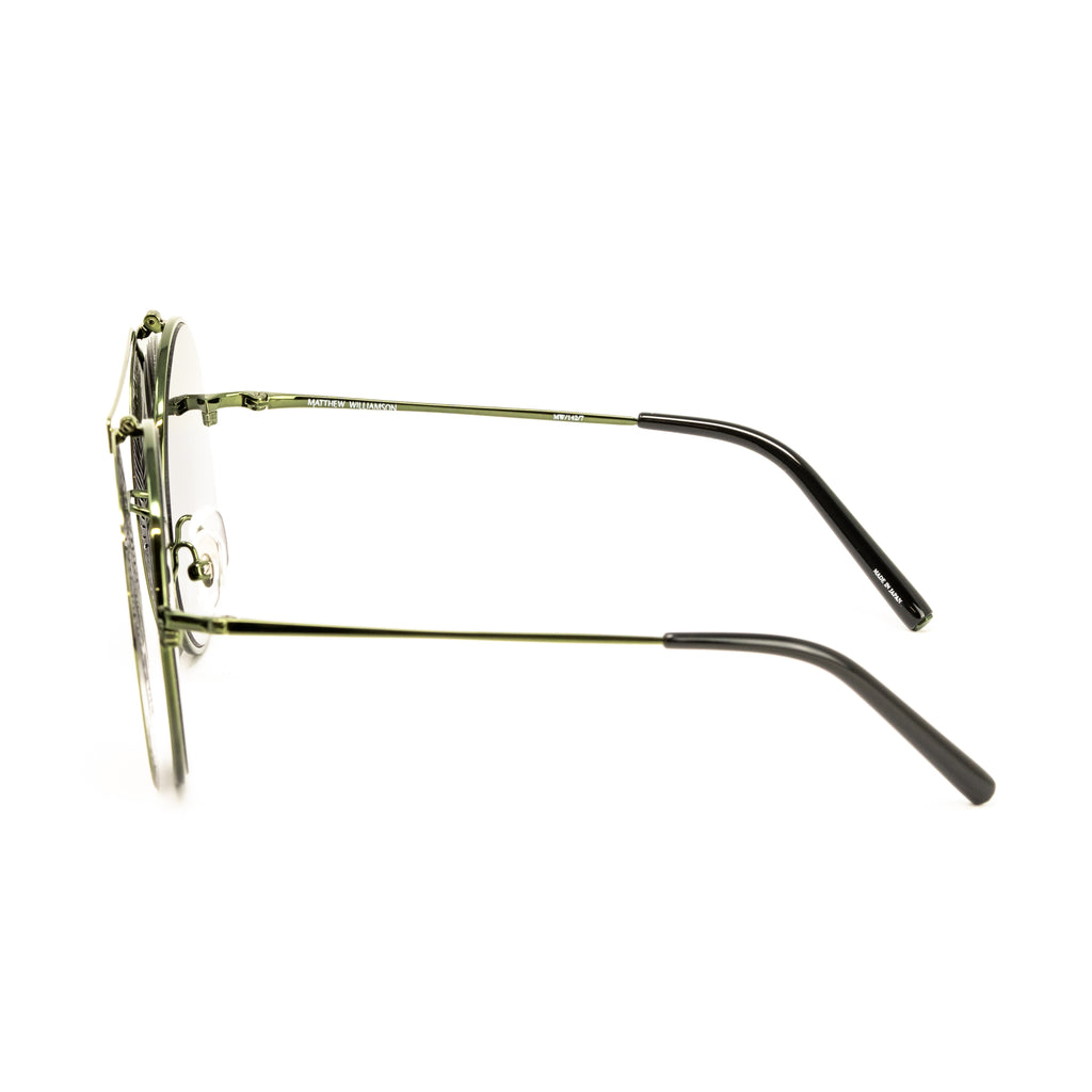 Matthew Williamson x Linda Farrow Green Sunglasses