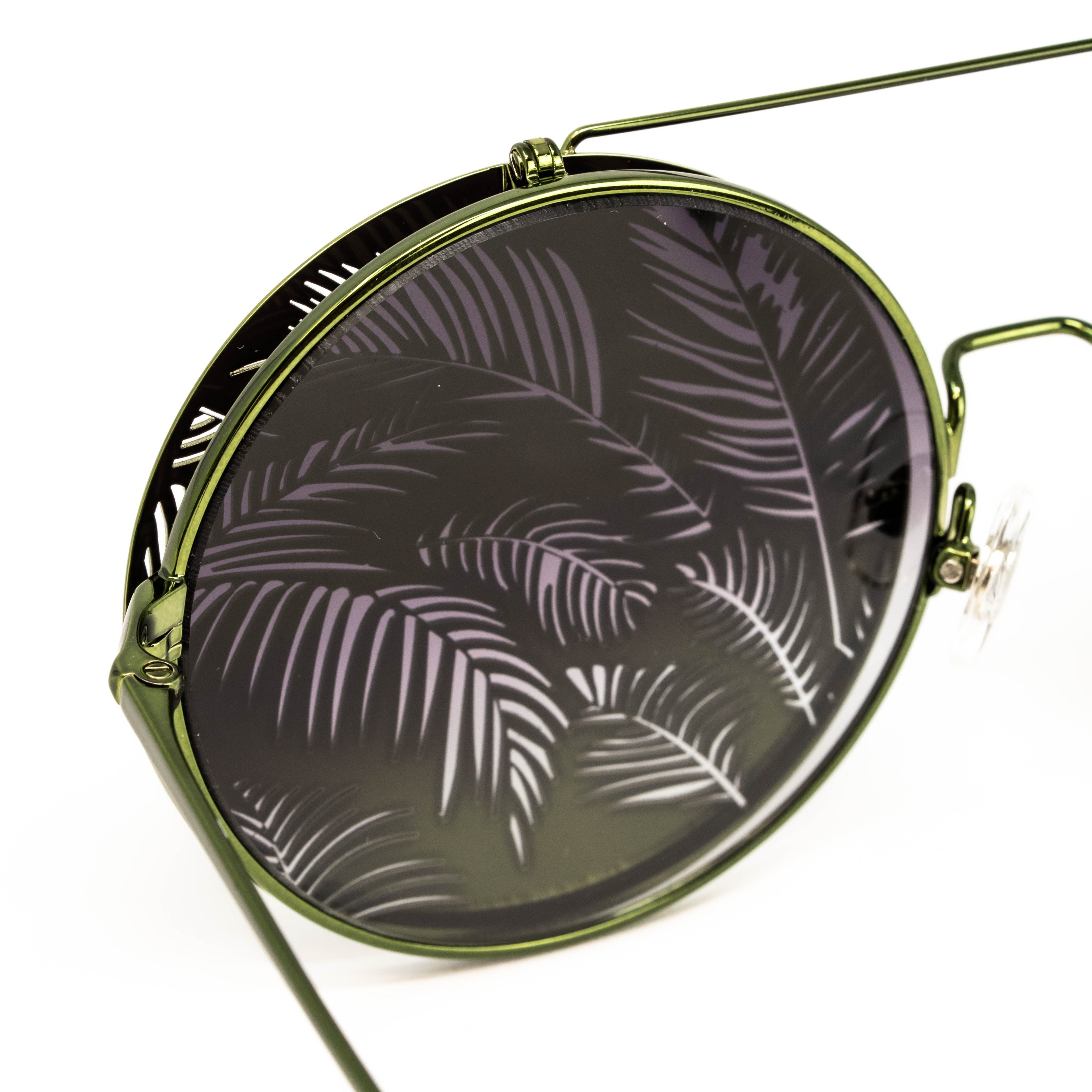 Matthew Williamson x Linda Farrow Green Sunglasses