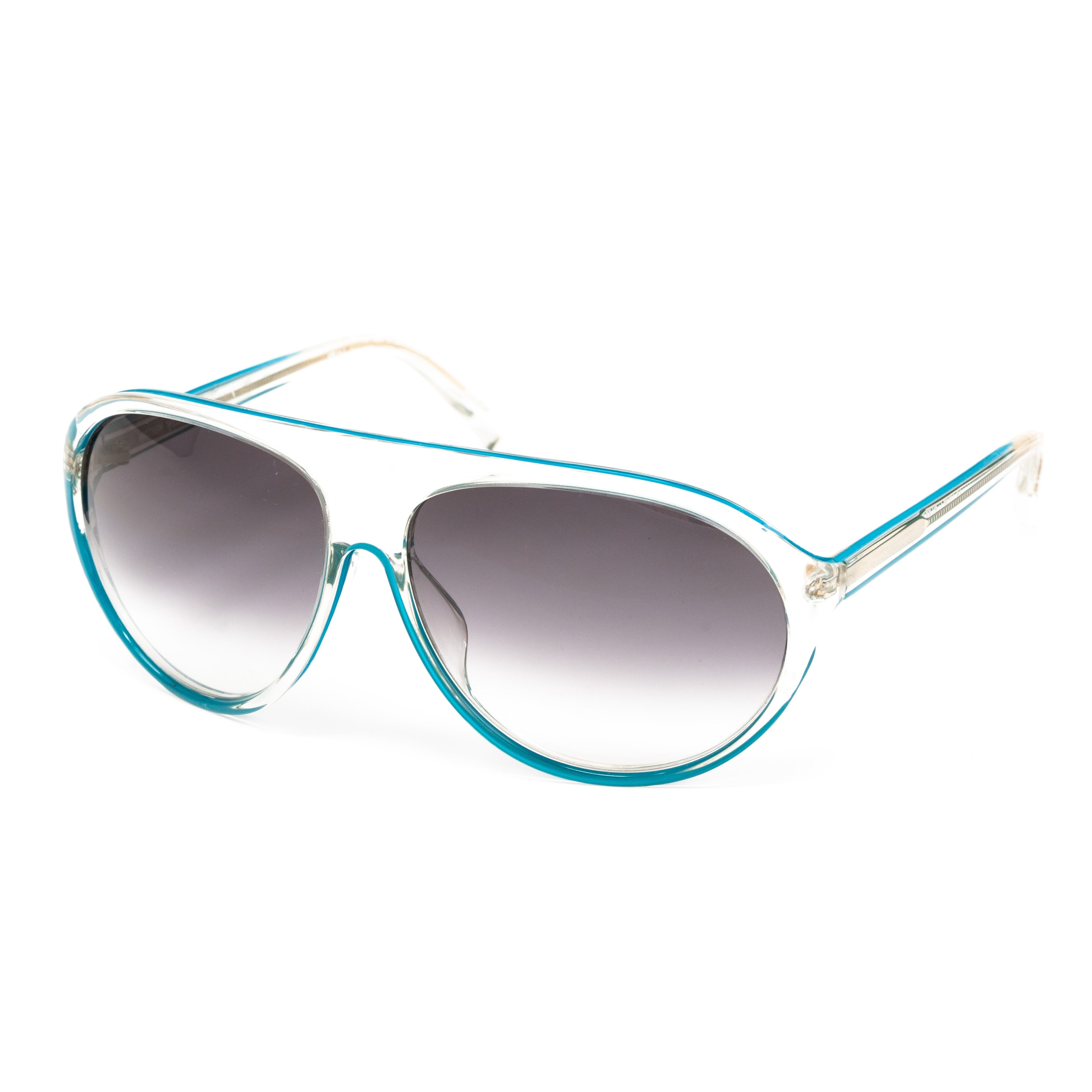 Matthew Williamson x Linda Farrow Blue Sunglasses