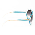 Matthew Williamson x Linda Farrow Blue Sunglasses