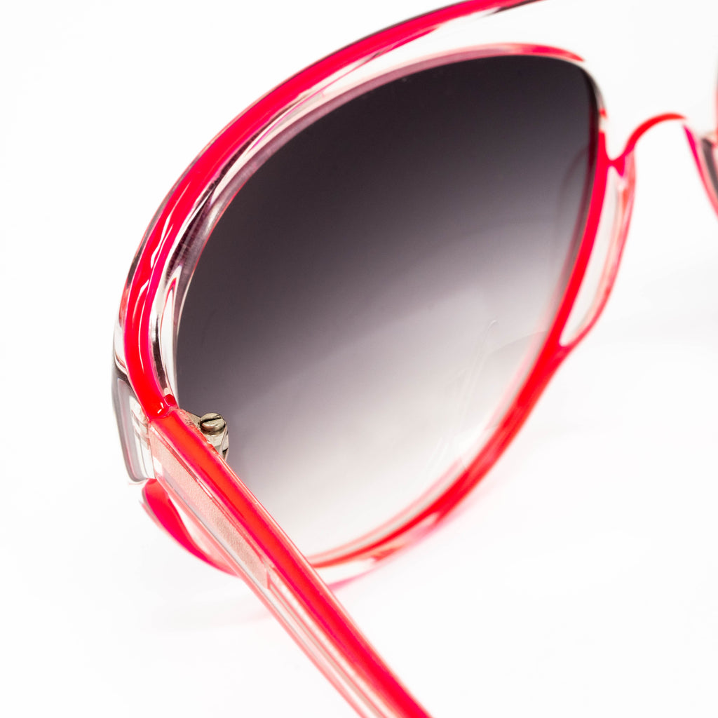 Matthew Williamson x Linda Farrow Red Sunglasses
