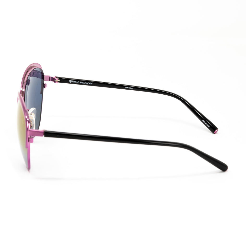 Matthew Williamson x Linda Farrow Purple Sunglasses