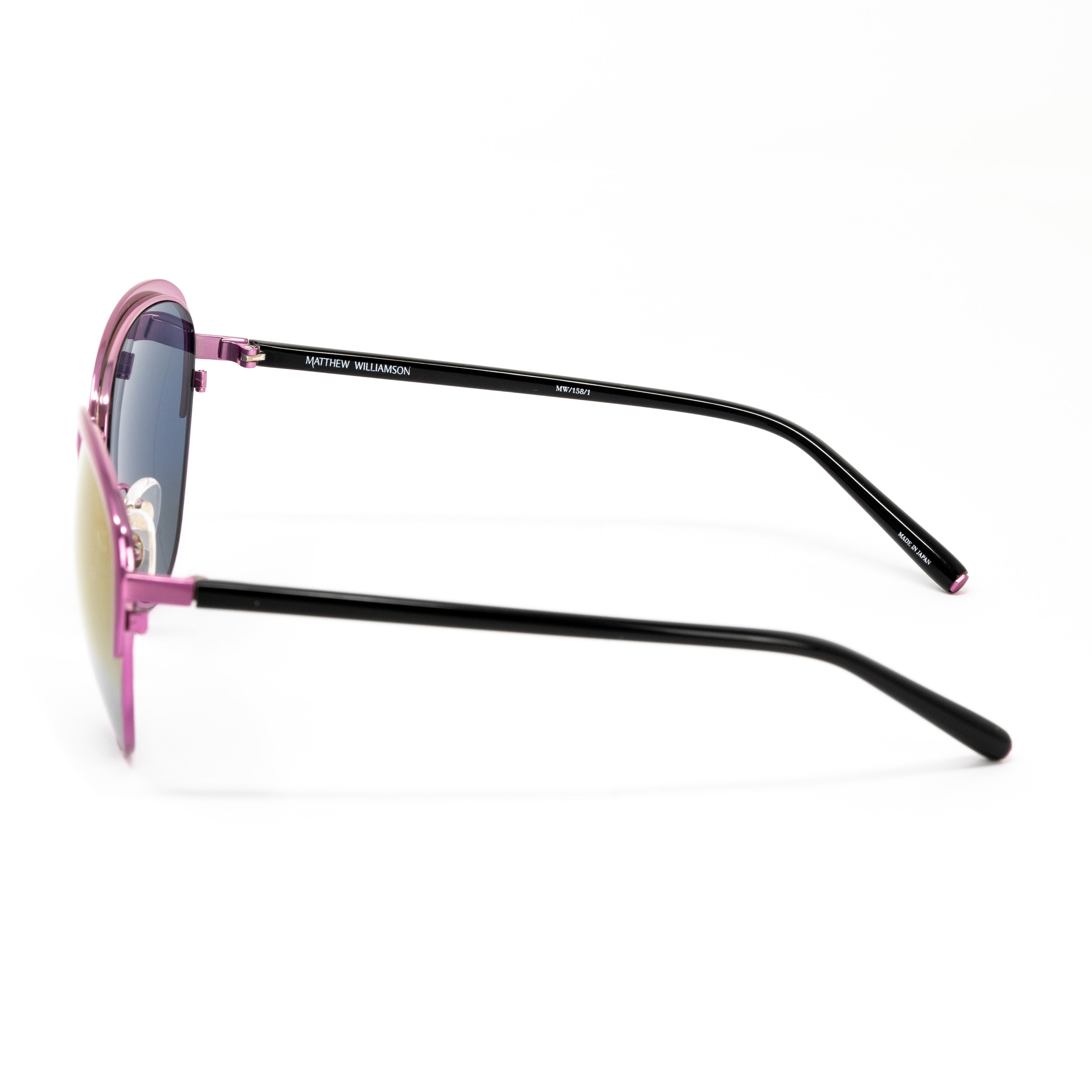 Matthew Williamson x Linda Farrow Purple Sunglasses