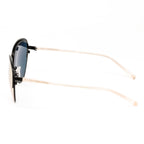 Matthew Williamson x Linda Farrow Black and Clear Sunglasses