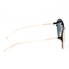 Matthew Williamson x Linda Farrow Black and Clear Sunglasses