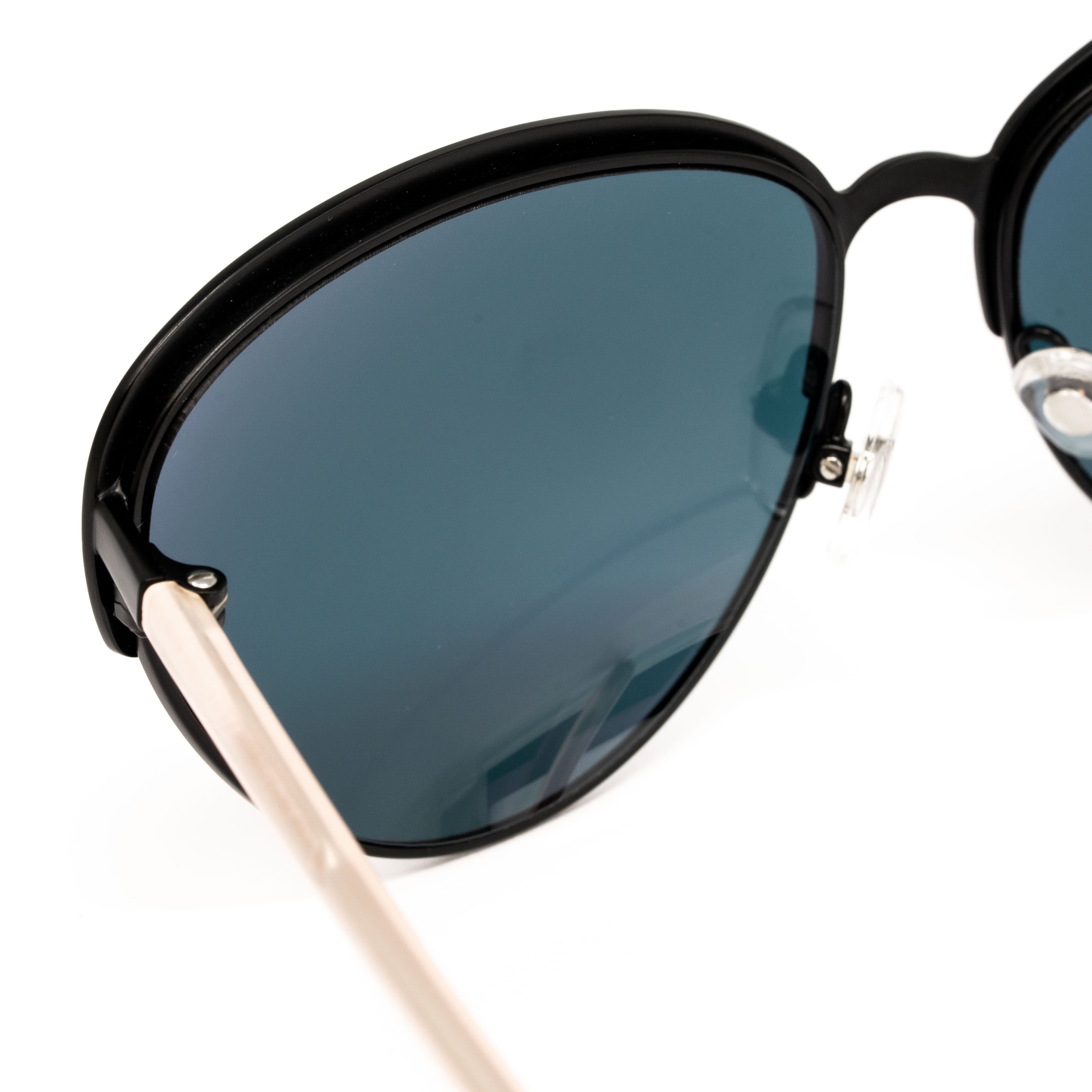 Matthew Williamson x Linda Farrow Black and Clear Sunglasses