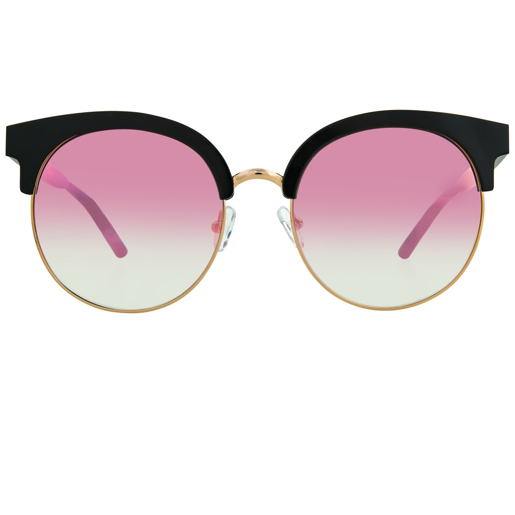 Matthew Williamson x Linda Farrow Black Sunglasses