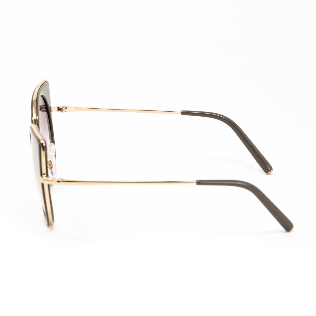 Matthew Williamson x Linda Farrow Brown Sunglasses