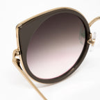 Matthew Williamson x Linda Farrow Brown Sunglasses