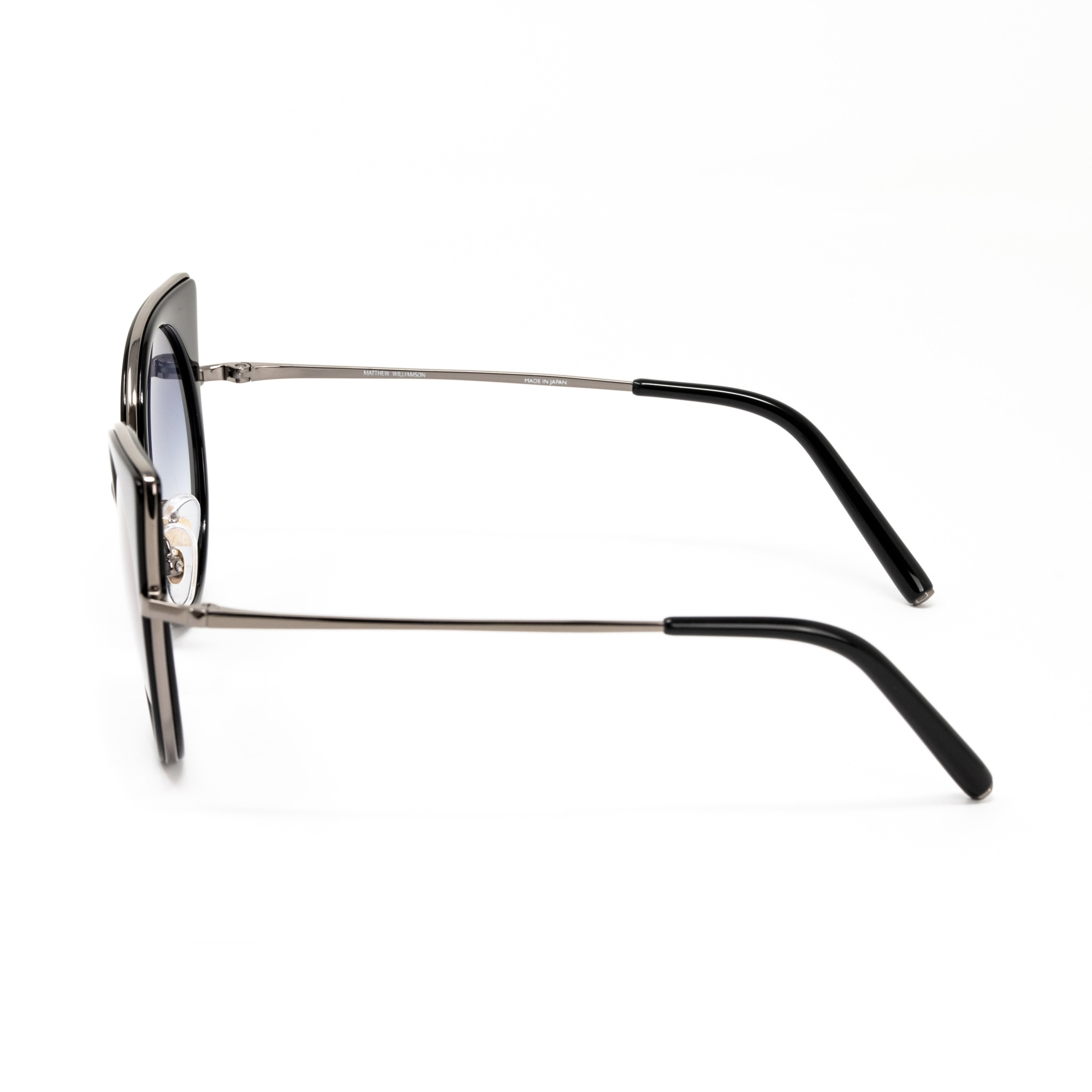 Matthew Williamson x Linda Farrow Black Sunglasses