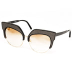 Matthew Williamson x Linda Farrow Black/Glitter Sunglasses